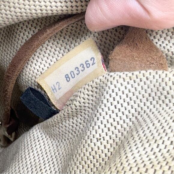 Vintage Dooney & Bourke Canvas Signature Medium Size Shoulder Bag Brown/Tan - Picture 16 of 16